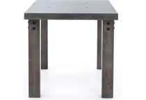 canadel grey inch counter height rectangle   