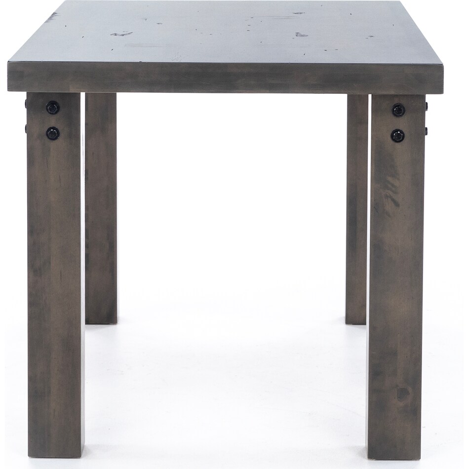 canadel grey inch counter height rectangle   