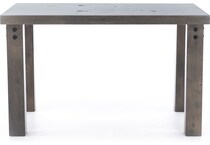 canadel grey inch counter height rectangle   