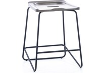 canadel grey counter height stool   