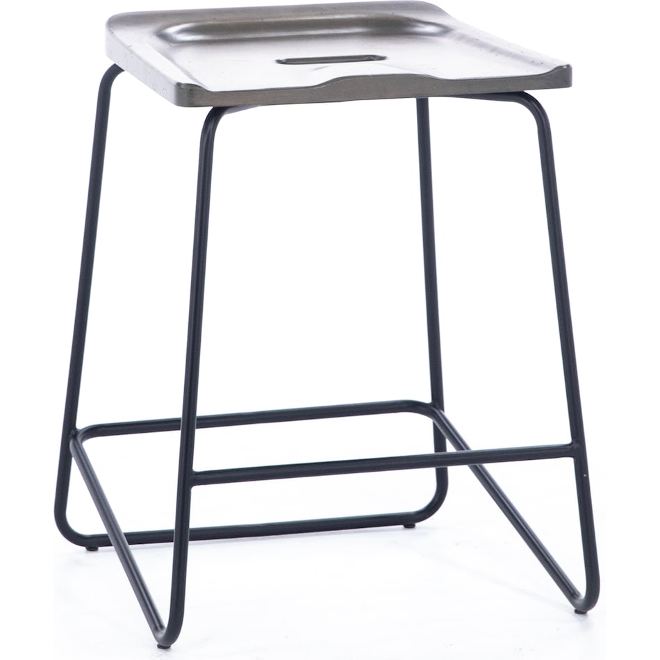canadel grey counter height stool   