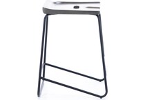 canadel grey counter height stool   