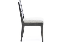 canadel grey standard height side chair   
