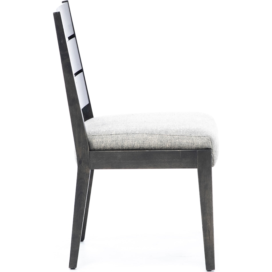 canadel grey standard height side chair   