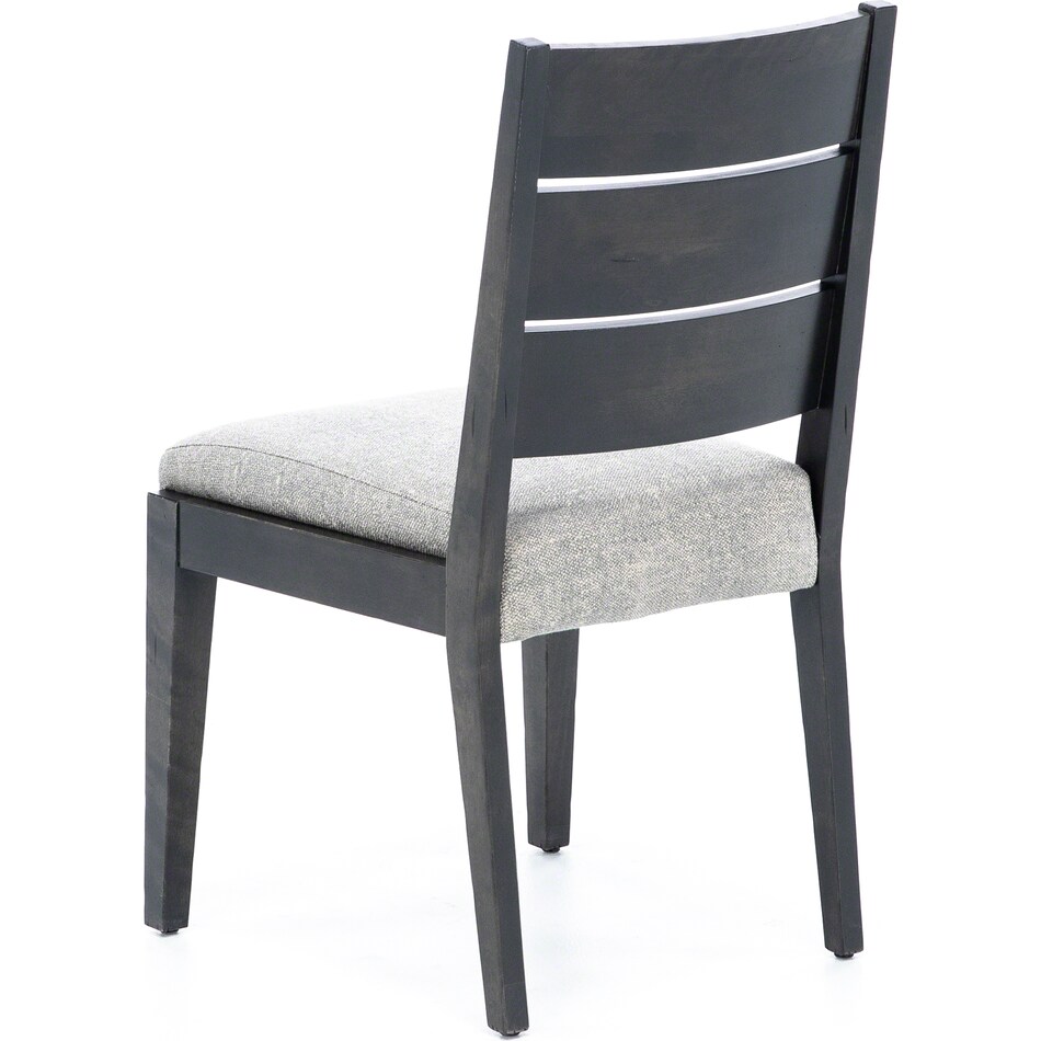 canadel grey standard height side chair   
