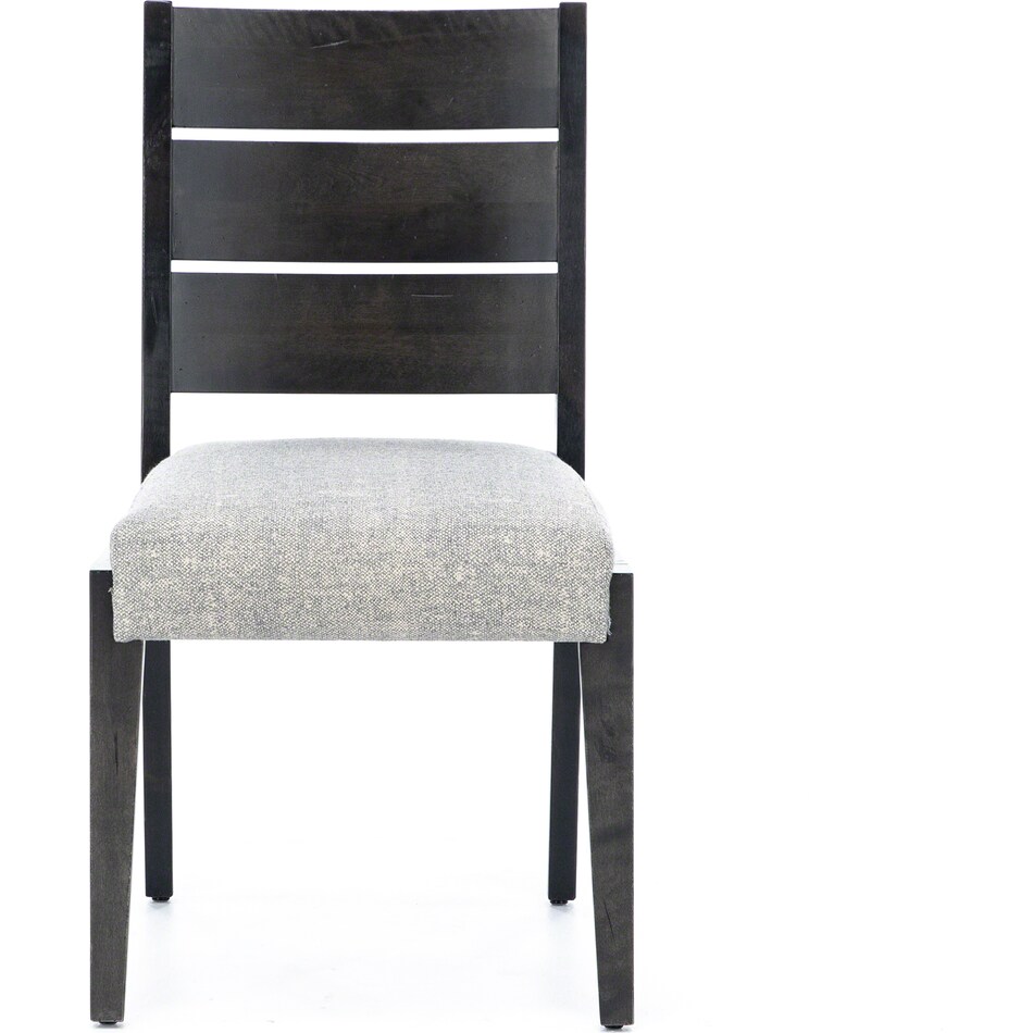 canadel grey standard height side chair   