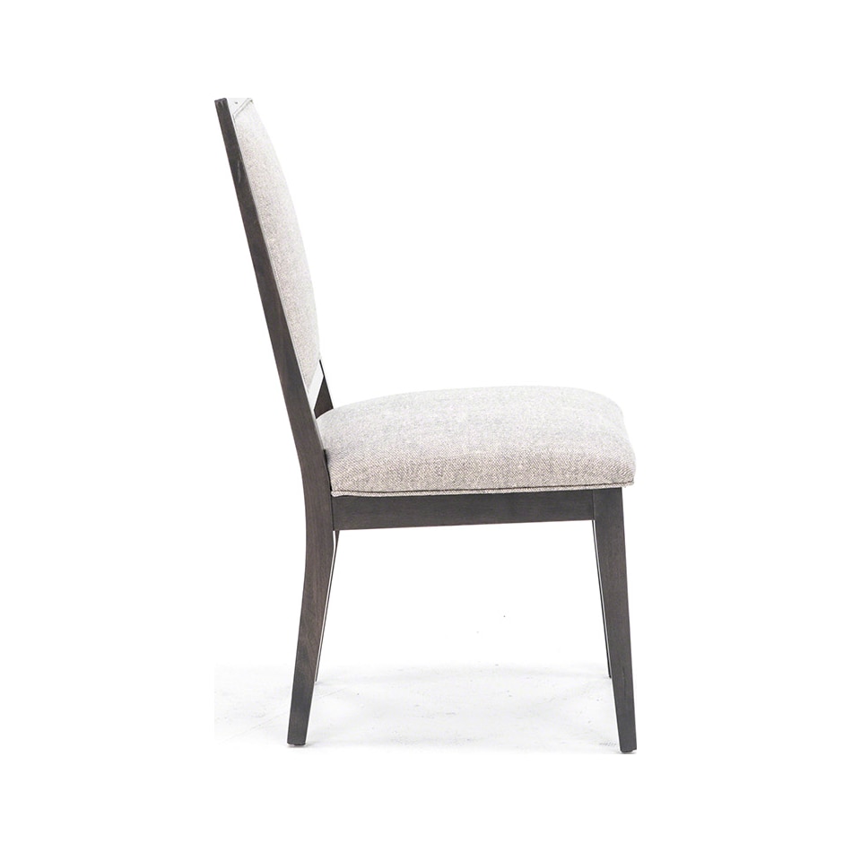 canadel grey standard height side chair   