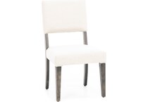 canadel grey standard height side chair   
