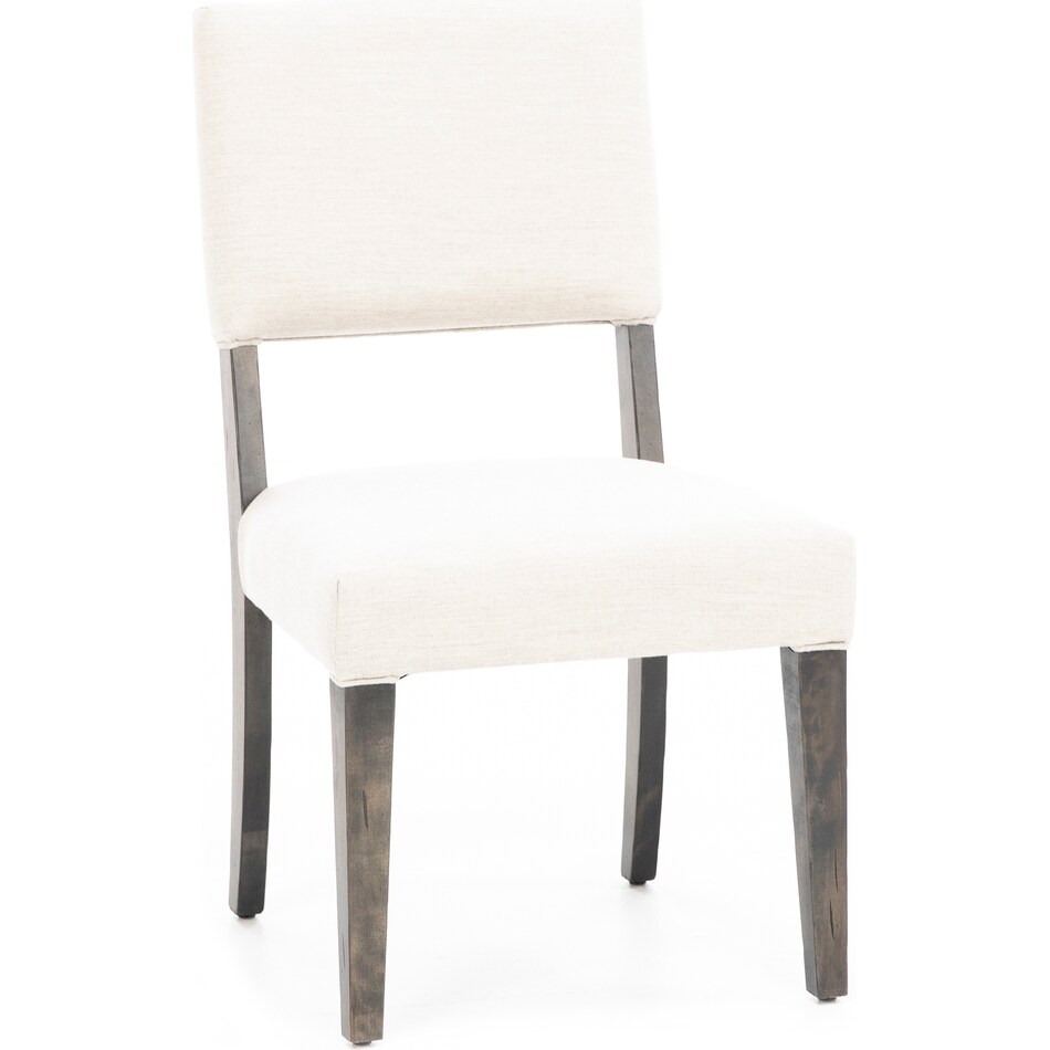 canadel grey standard height side chair   