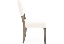 canadel grey standard height side chair   