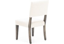 canadel grey standard height side chair   