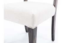 canadel grey standard height side chair   