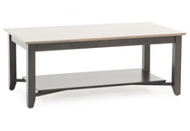 canadel matte cocktail table   
