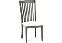 canadel matte standard height side chair   
