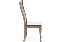 canadel matte standard height side chair   
