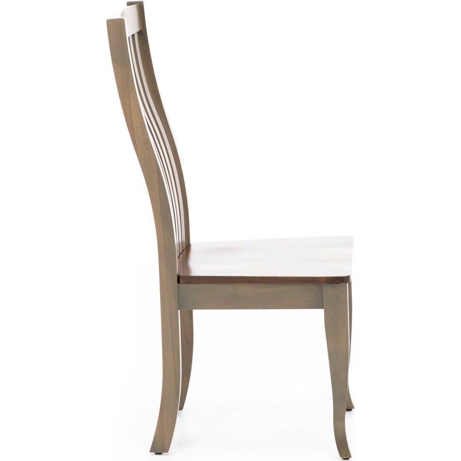 canadel matte standard height side chair   