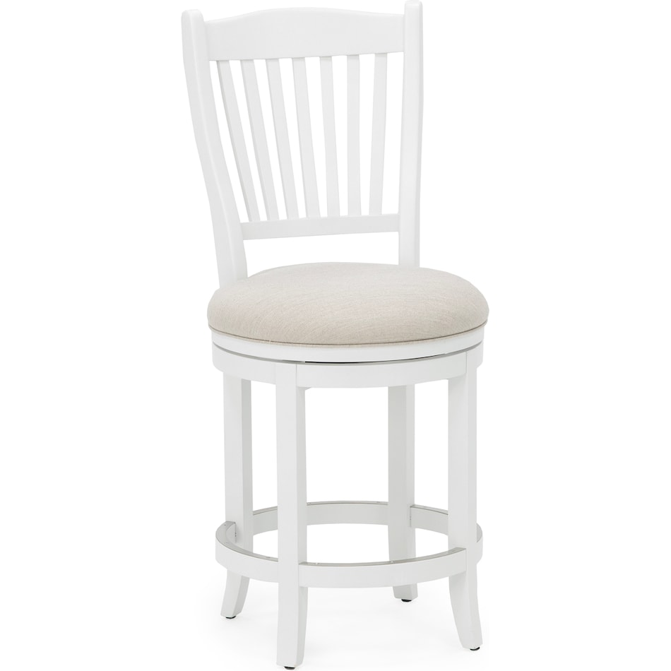 canadel white  inch counter seat height stool   