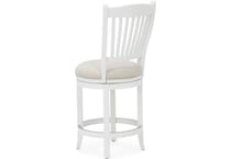 canadel white  inch counter seat height stool   