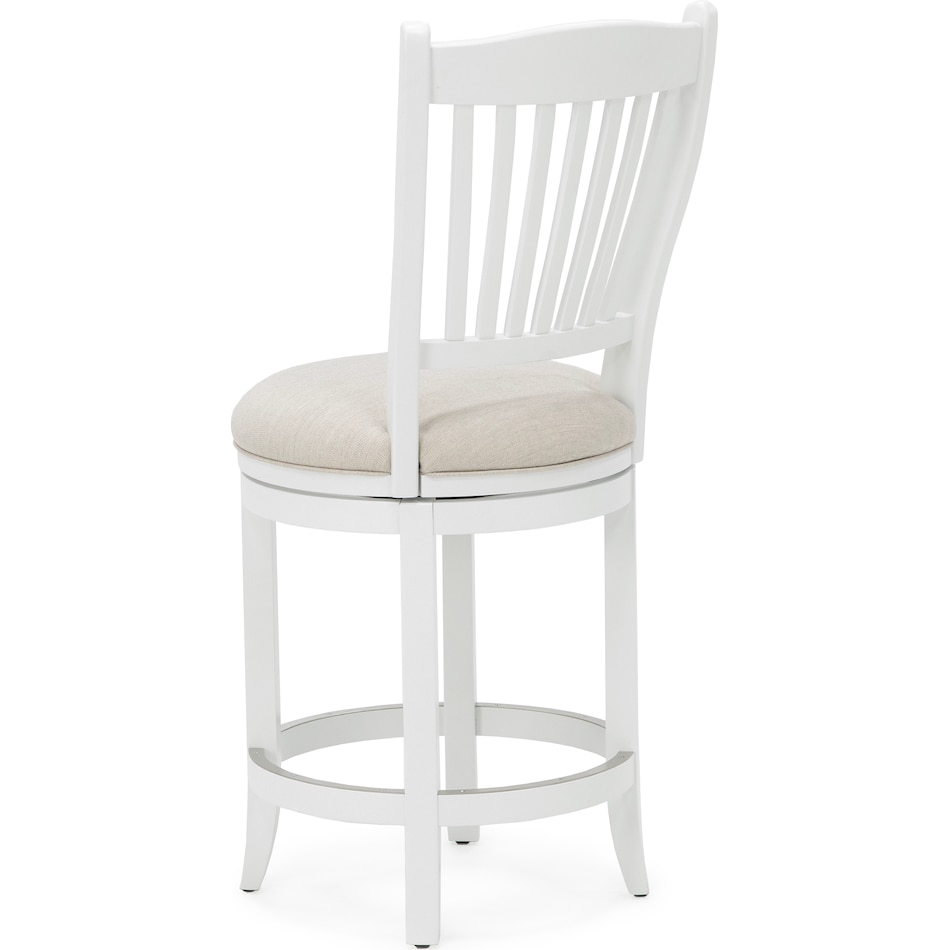 canadel white  inch counter seat height stool   