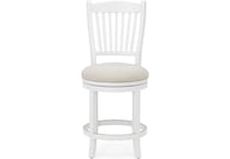 canadel white  inch counter seat height stool   