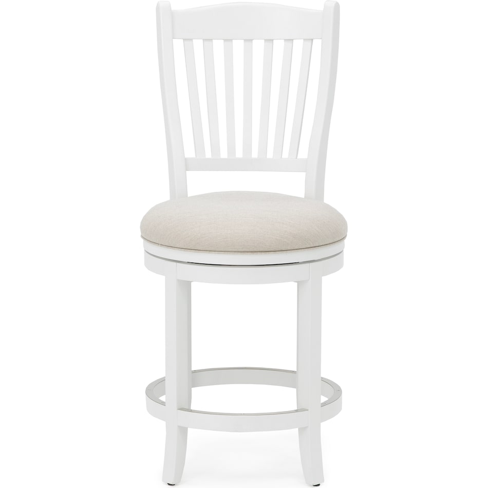 canadel white  inch counter seat height stool   