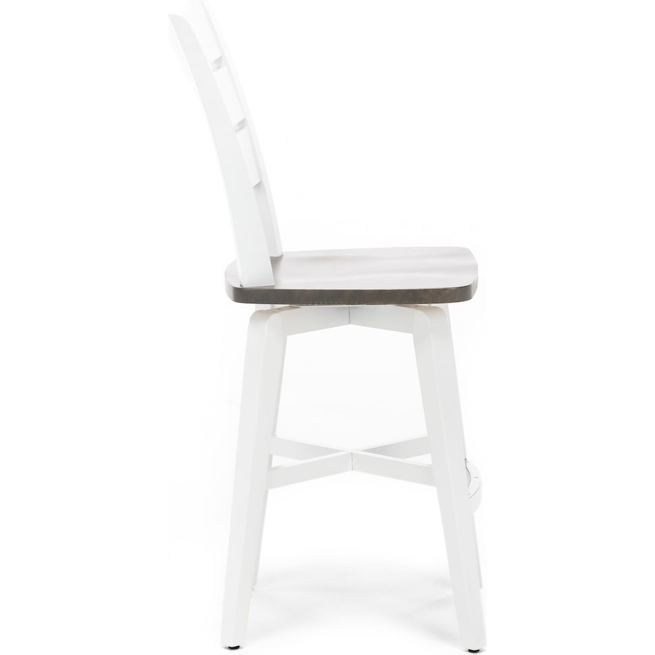 canadel white  inch counter seat height stool   