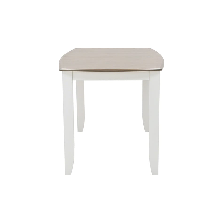 canadel white counter height rectangle   