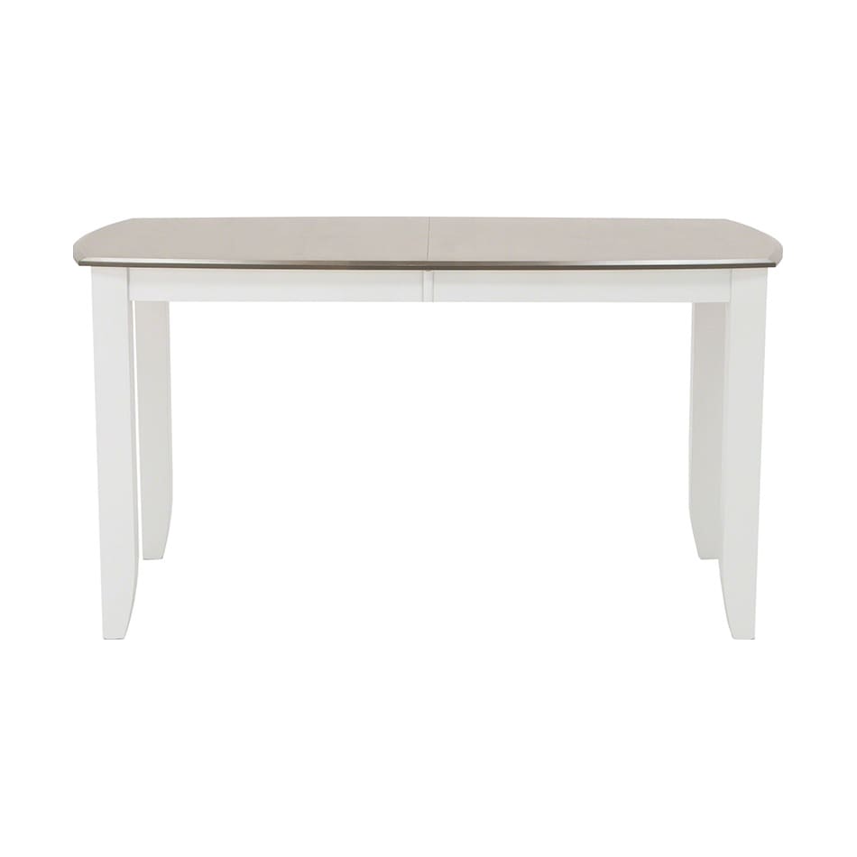 canadel white counter height rectangle   