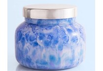 capr blue candleholder candle   