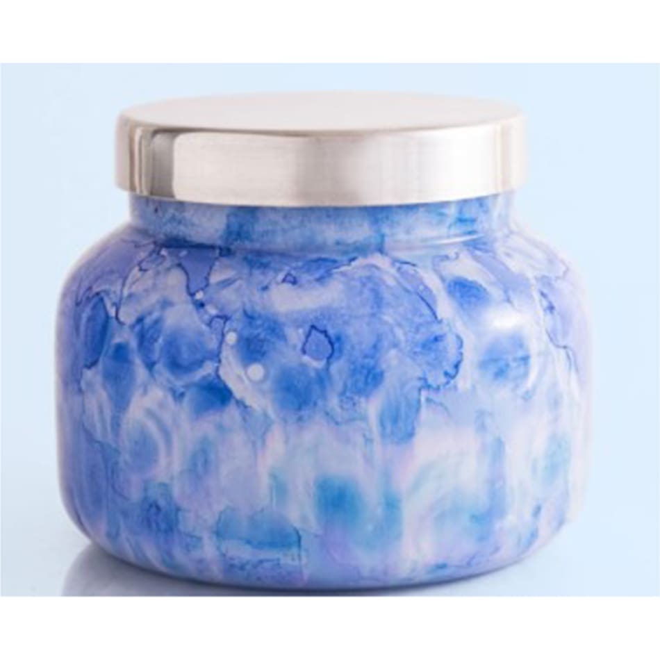 capr blue candleholder candle   