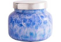 capr blue candleholder candle   