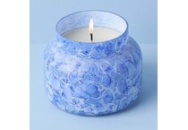 capr blue candleholder candle   