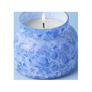 Lilac Bluejean 19oz Candle Jar 85Hrs 5"W X 4"H