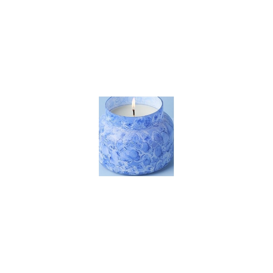 capr blue candleholder candle   