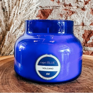 Blue Volcano 19oz Candle Jar 85Hrs 5"W X 4"H