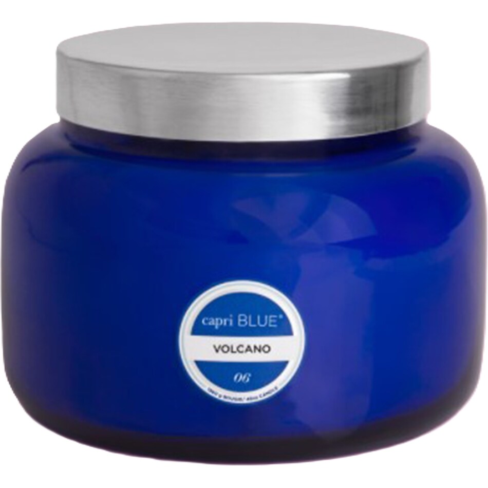 capr blue candleholder candle   