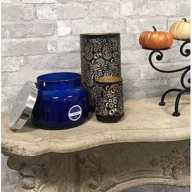 Blue Volcano 48oz Candle Jar 100Hrs 6.5"W X 5"H