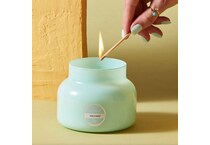 capr blue candleholder candle   