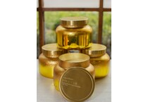 capr gold candleholder candle   