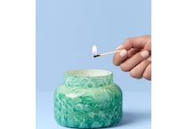 capr green candleholder candle   