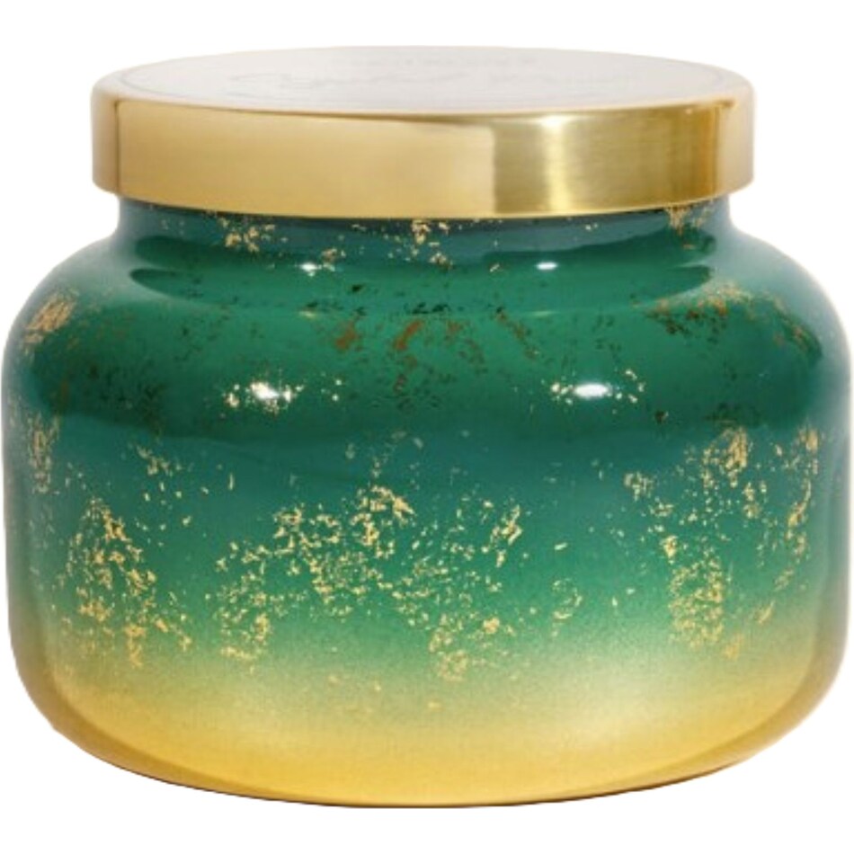 capr green candleholder candle   