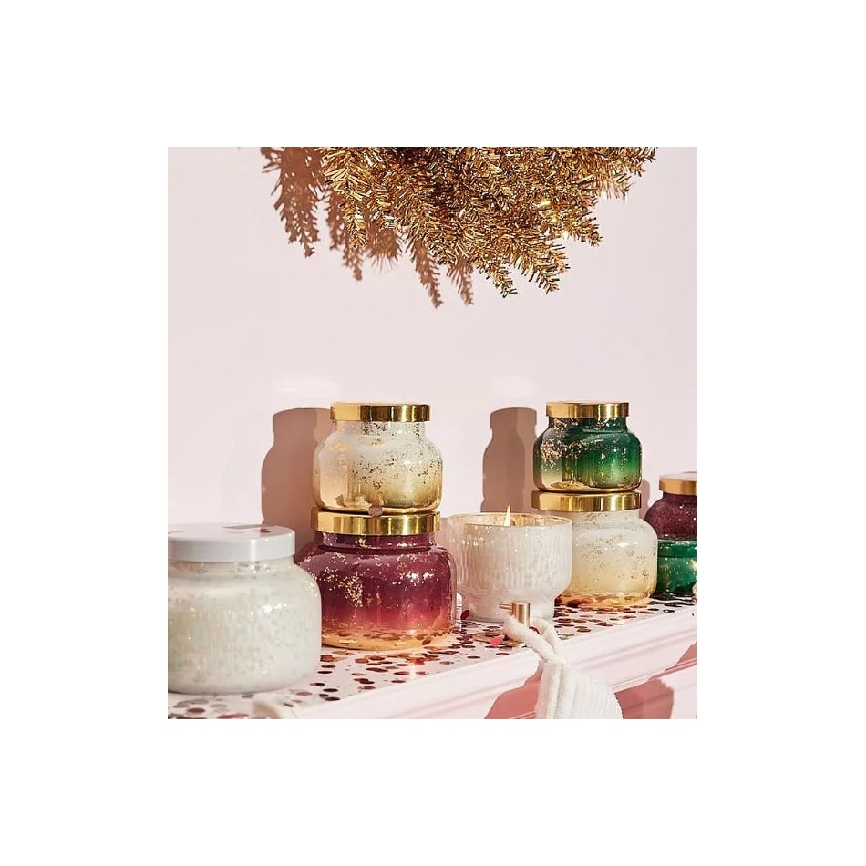 capr green candleholder candle   