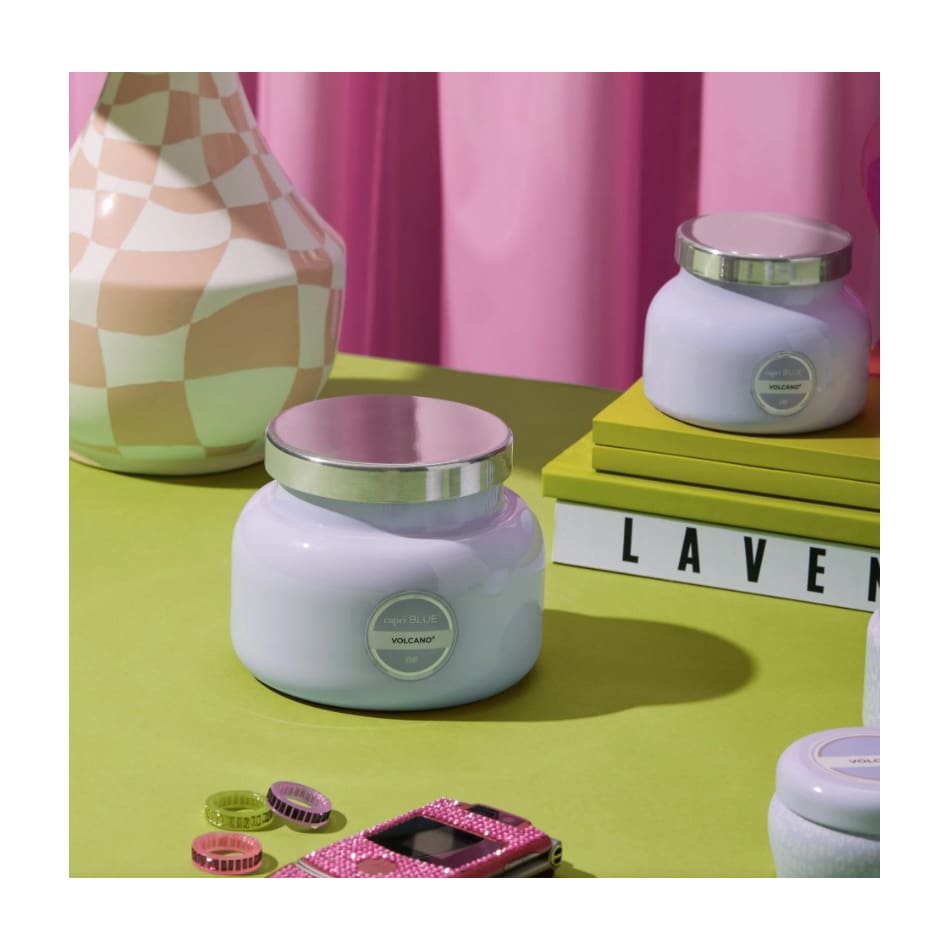 capr purple candleholder candle   