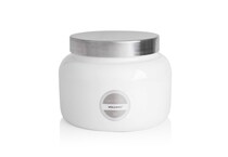 capr white candleholder candle   
