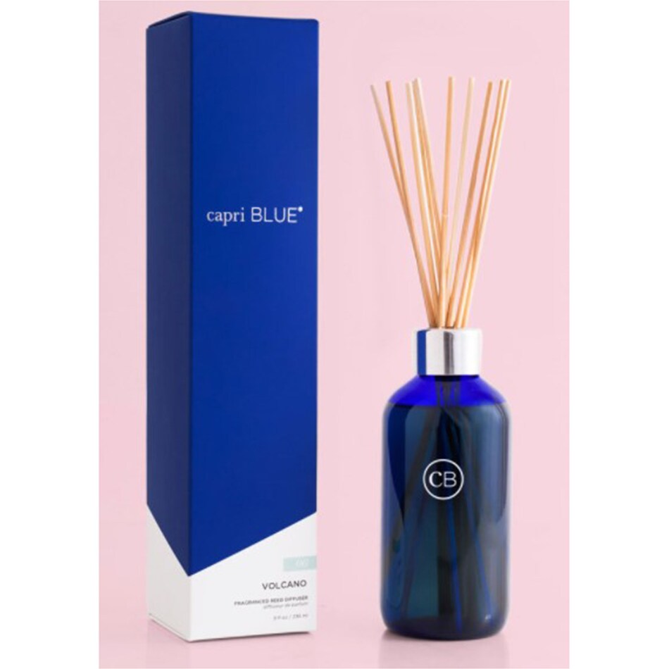 capri blue blue candleholder candle   