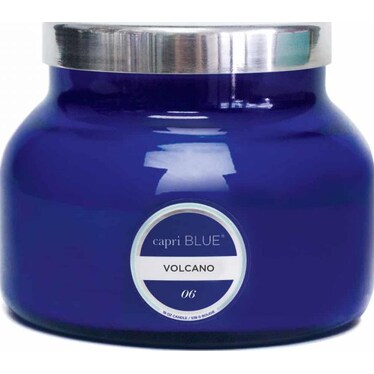 Blue Volcano 19oz Candle Jar 85Hrs 5"W X 4"H
