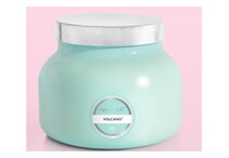 capri blue blue candleholder candle   