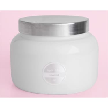 White Volcano 48oz Candle Jar 100Hrs 6.5"W X 5"H