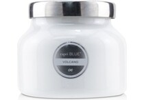 capri blue white candleholder candle   
