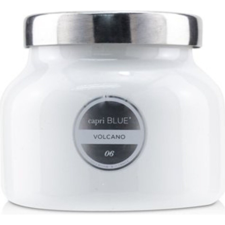 capri blue white candleholder candle   